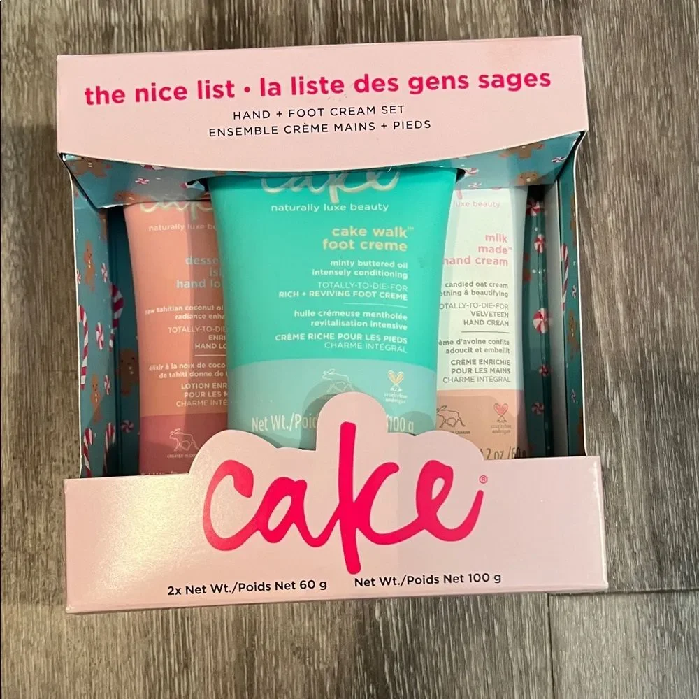 Cake. The nice list. Hand & Foot Cream Set -